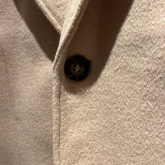 Taylor & Reece Cream wool long coat - Picture 3 of 6